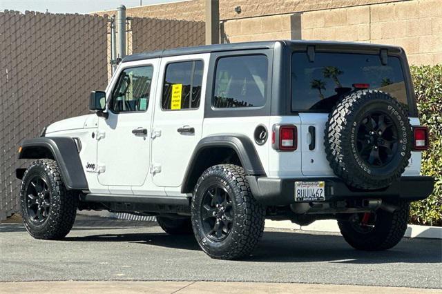 used 2021 Jeep Wrangler Unlimited car, priced at $34,190