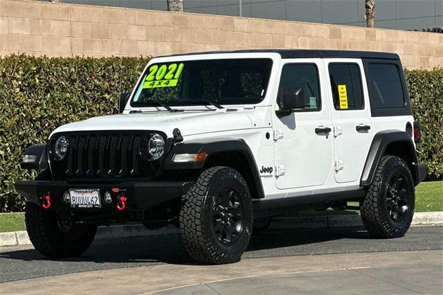 used 2021 Jeep Wrangler Unlimited car, priced at $34,190