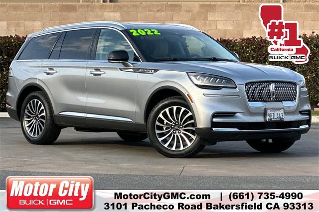 used 2022 Lincoln Aviator car, priced at $45,487