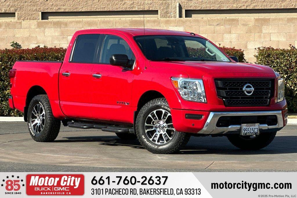 used 2021 Nissan Titan car, priced at $29,990
