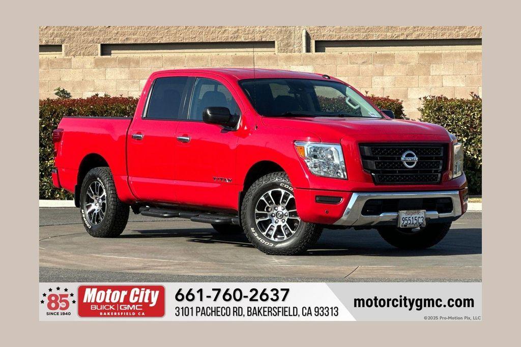 used 2021 Nissan Titan car, priced at $27,895