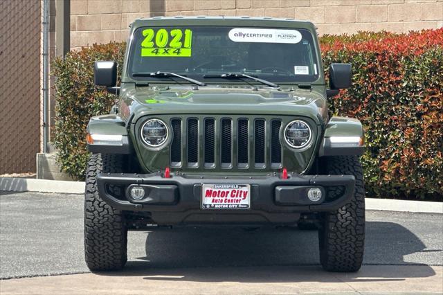 used 2021 Jeep Wrangler Unlimited car, priced at $42,134