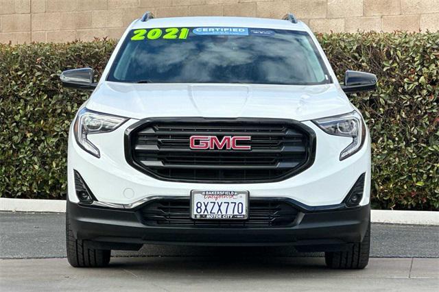 used 2021 GMC Terrain car, priced at $26,395