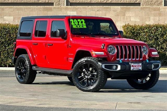 used 2022 Jeep Wrangler Unlimited car, priced at $38,514