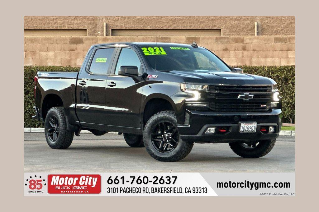used 2021 Chevrolet Silverado 1500 car, priced at $45,879