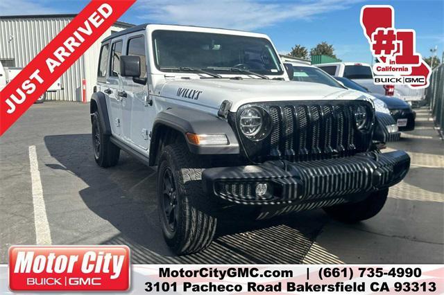 used 2021 Jeep Wrangler car, priced at $32,154