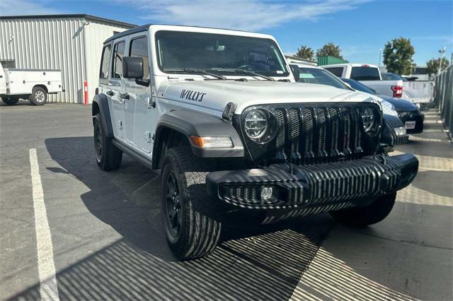 used 2021 Jeep Wrangler car, priced at $32,154