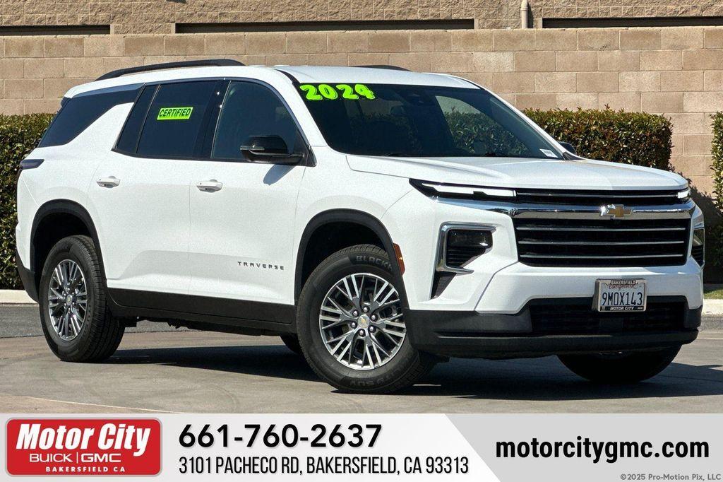 used 2024 Chevrolet Traverse car, priced at $37,645