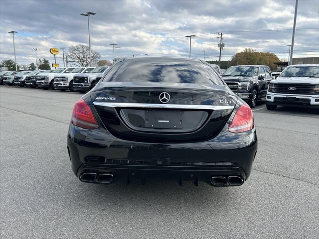 used 2019 Mercedes-Benz AMG C 63 car, priced at $43,995