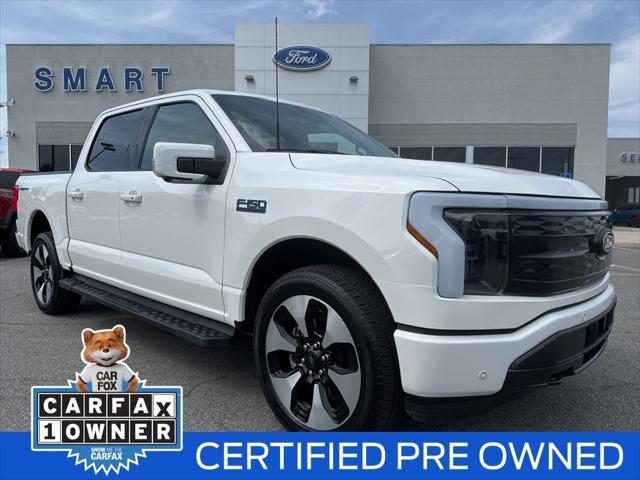 used 2024 Ford F-150 Lightning car, priced at $66,490