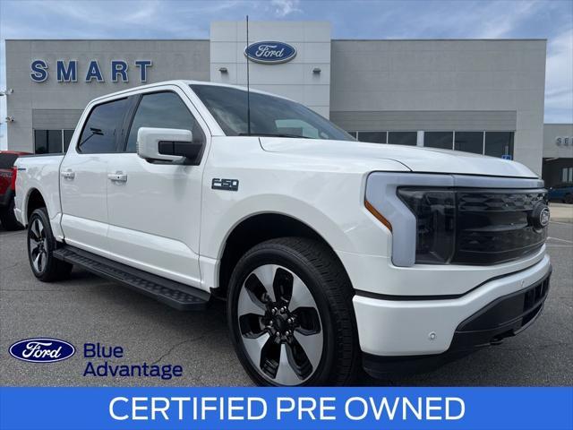 used 2024 Ford F-150 Lightning car, priced at $65,990