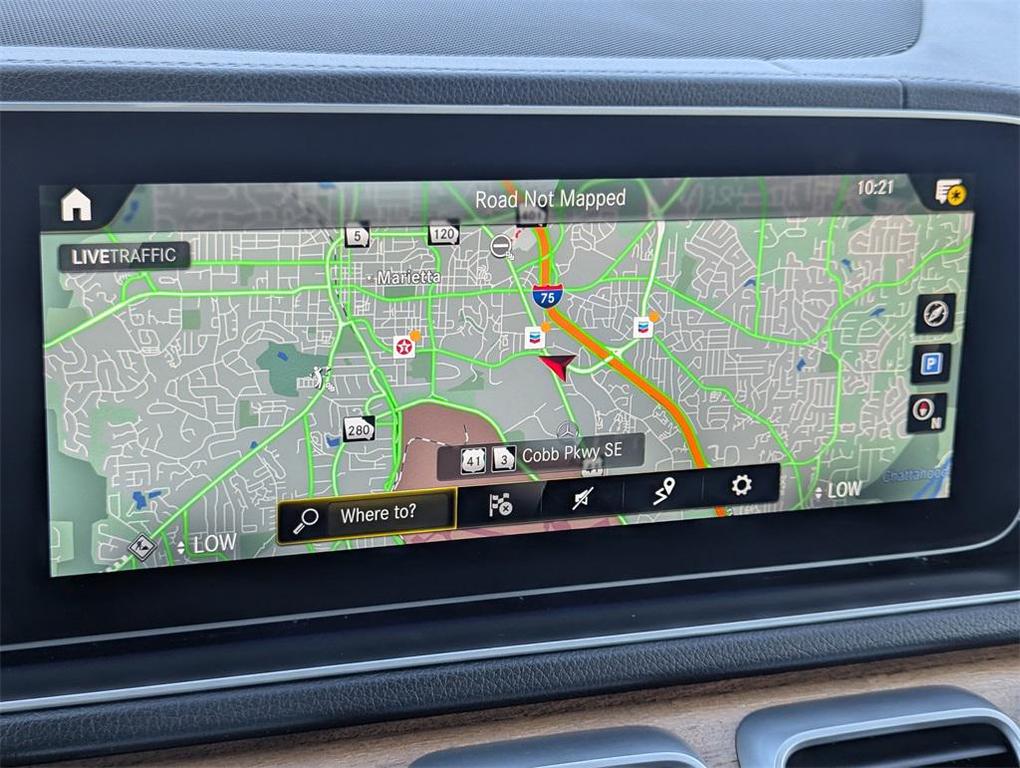 used 2021 Mercedes-Benz GLS 580 car, priced at $55,139