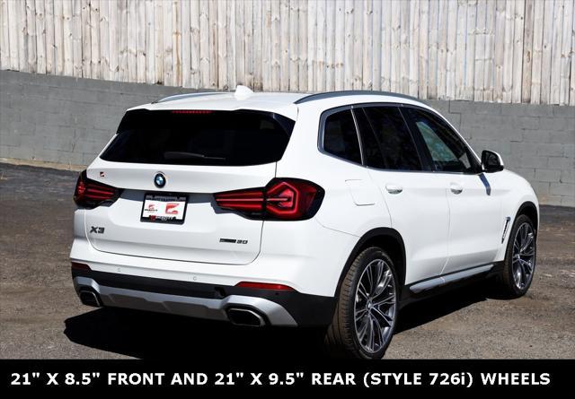 used 2022 BMW X3 car, priced at $27,499