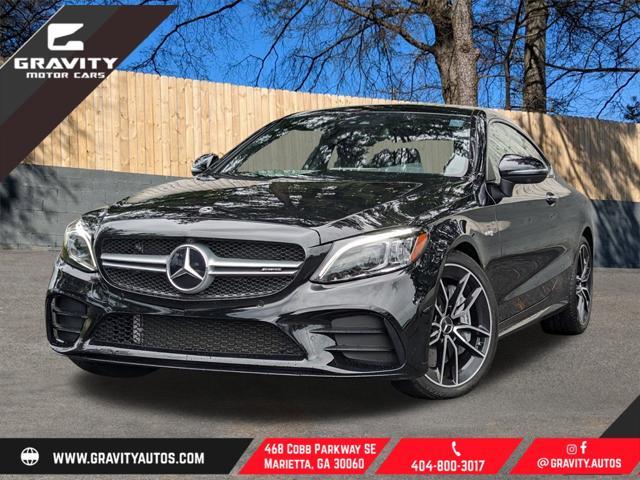 used 2023 Mercedes-Benz AMG C 43 car, priced at $53,499