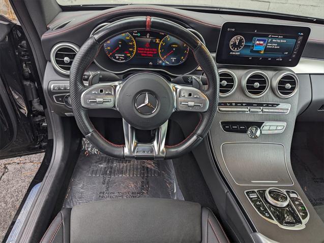 used 2023 Mercedes-Benz AMG C 43 car, priced at $53,499