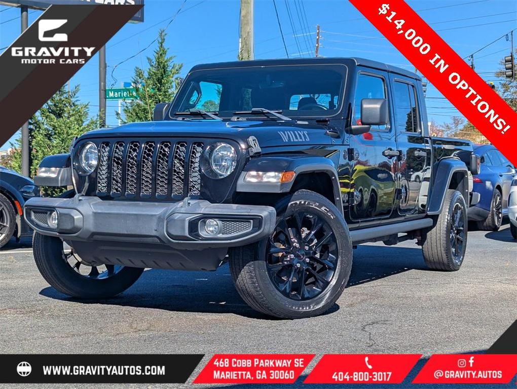 used 2021 Jeep Gladiator car, priced at $27,206