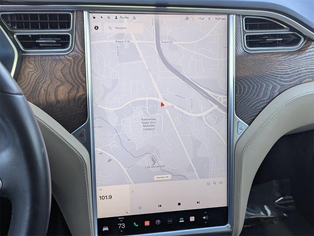 used 2017 Tesla Model X car, priced at $29,049