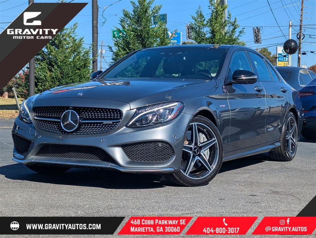 used 2017 Mercedes-Benz AMG C 43 car, priced at $24,994