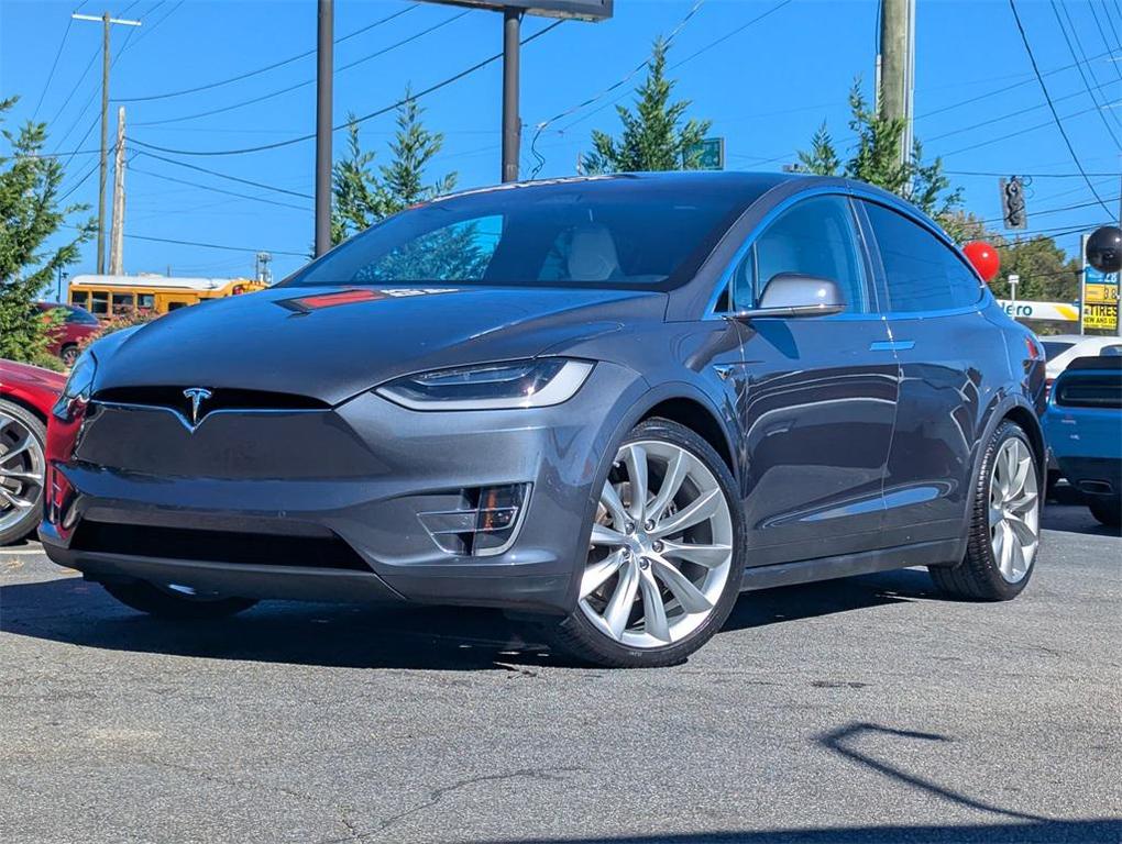 used 2017 Tesla Model X car, priced at $27,772