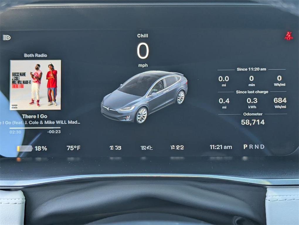 used 2017 Tesla Model X car, priced at $27,772