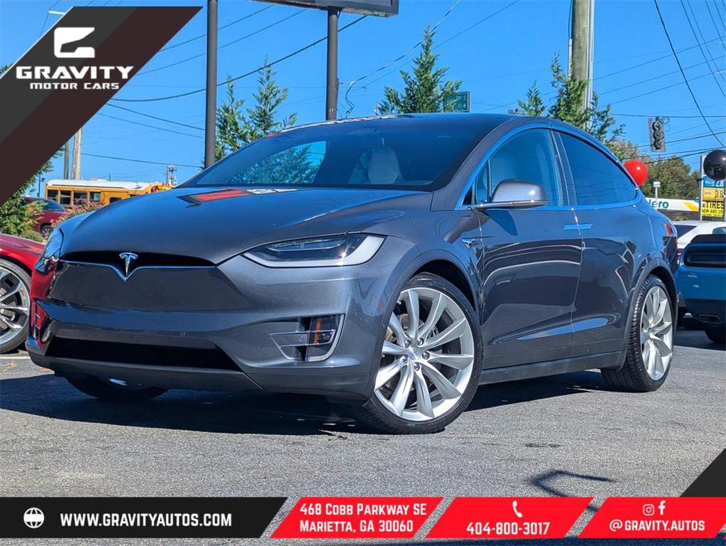used 2017 Tesla Model X car, priced at $27,772