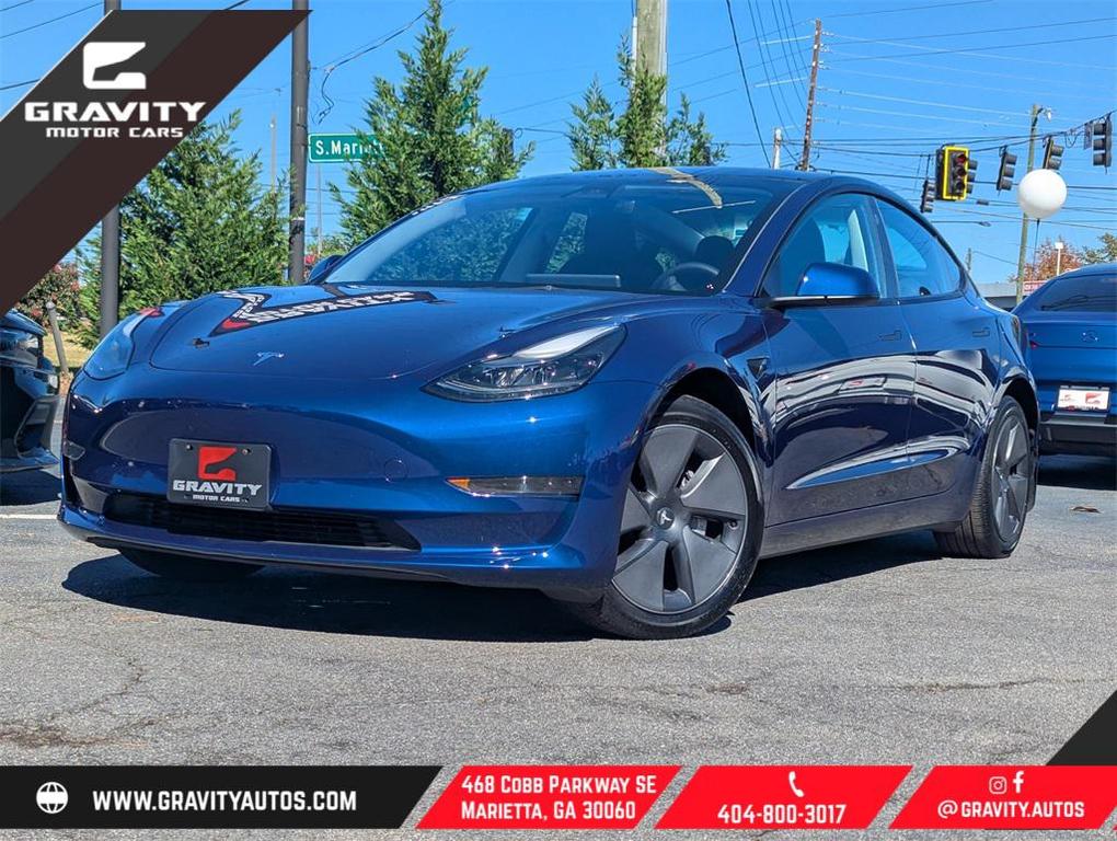 used 2023 Tesla Model 3 car, priced at $27,282