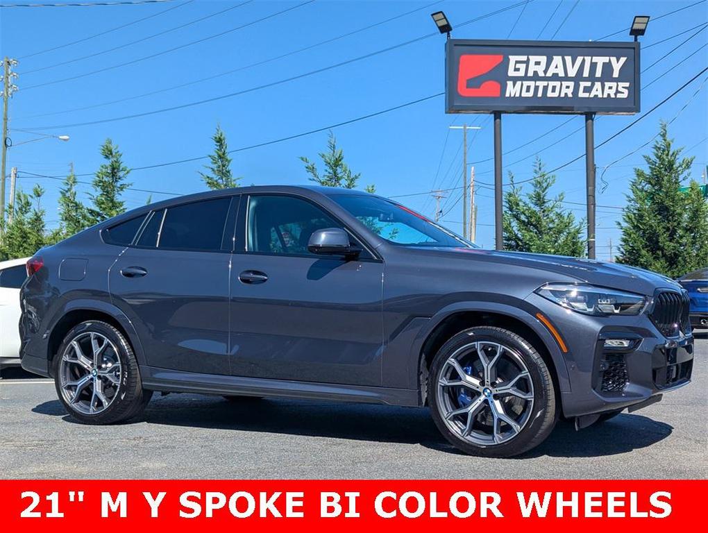 used 2021 BMW X6 car, priced at $53,595