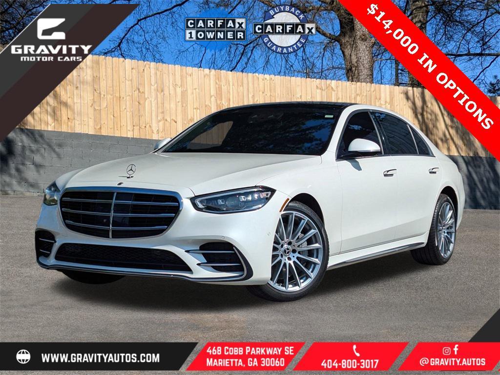 used 2022 Mercedes-Benz S-Class car, priced at $67,071