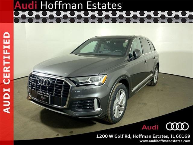 used 2021 Audi Q7 car, priced at $30,875