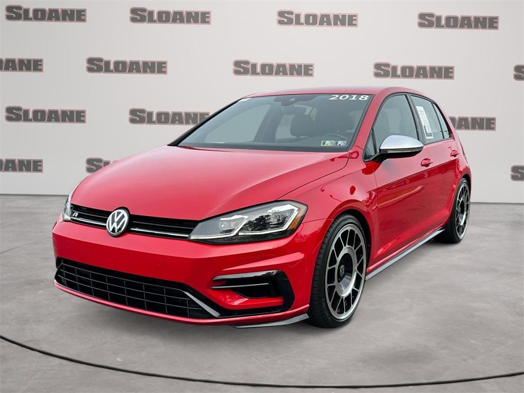 used 2018 Volkswagen Golf R car, priced at $26,891
