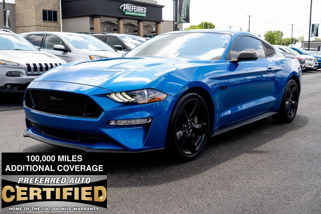 used 2021 Ford Mustang car, priced at $33,370