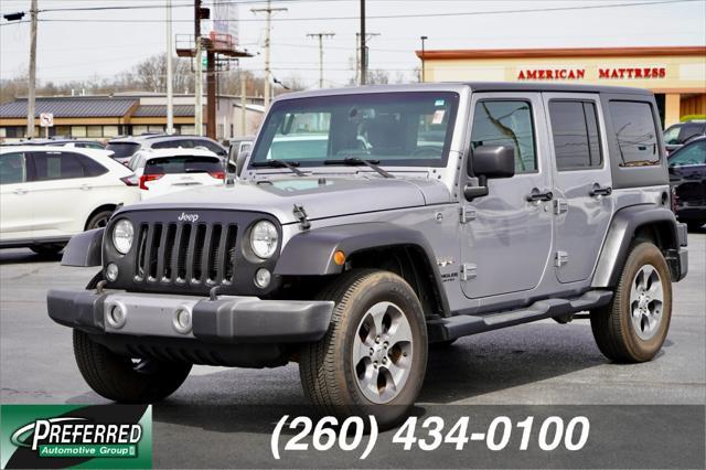 used 2016 Jeep Wrangler Unlimited car, priced at $23,685