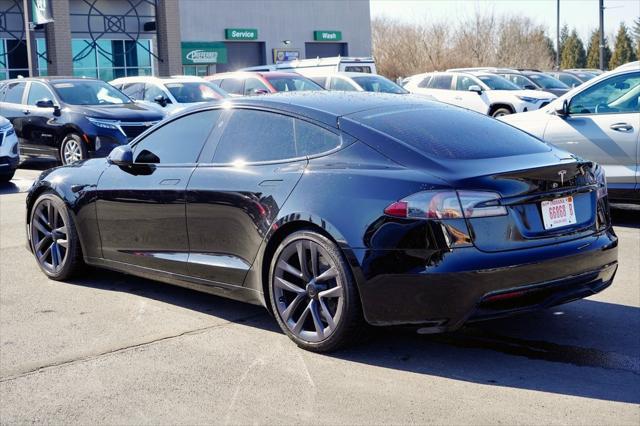 used 2022 Tesla Model S car, priced at $43,999