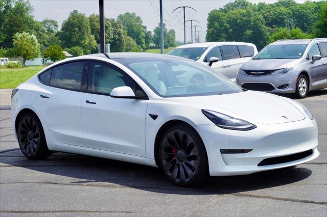 used 2021 Tesla Model 3 car, priced at $29,625