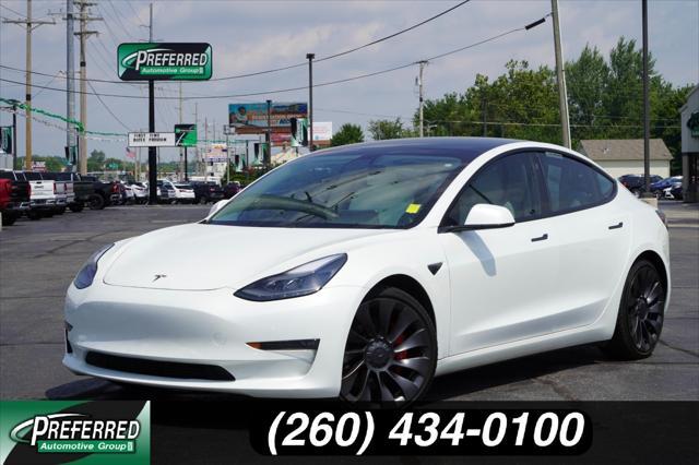 used 2021 Tesla Model 3 car, priced at $29,625