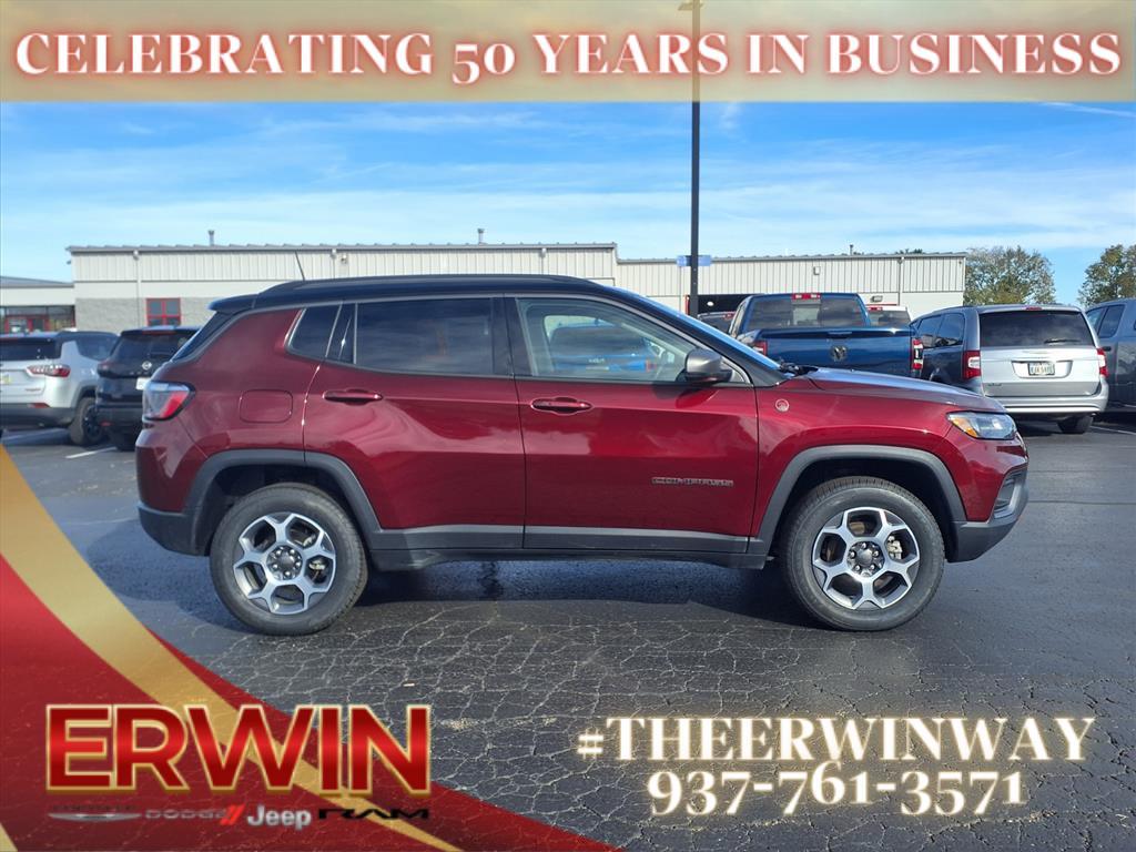 used 2022 Jeep Compass car, priced at $24,998