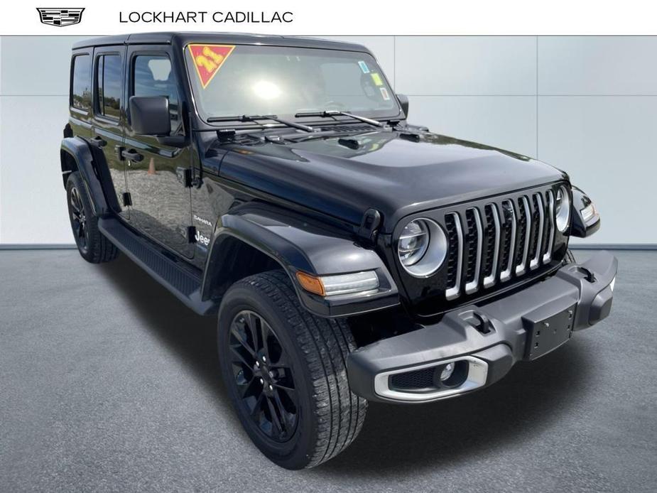 used 2021 Jeep Wrangler Unlimited 4xe car, priced at $34,250