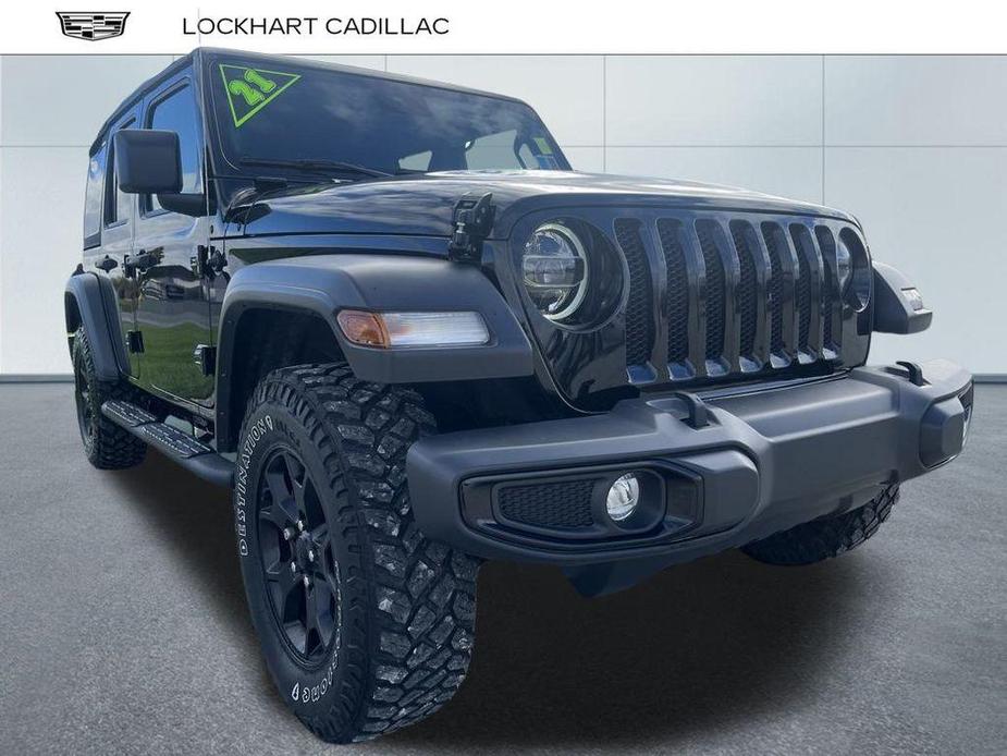 used 2021 Jeep Wrangler Unlimited car, priced at $34,500