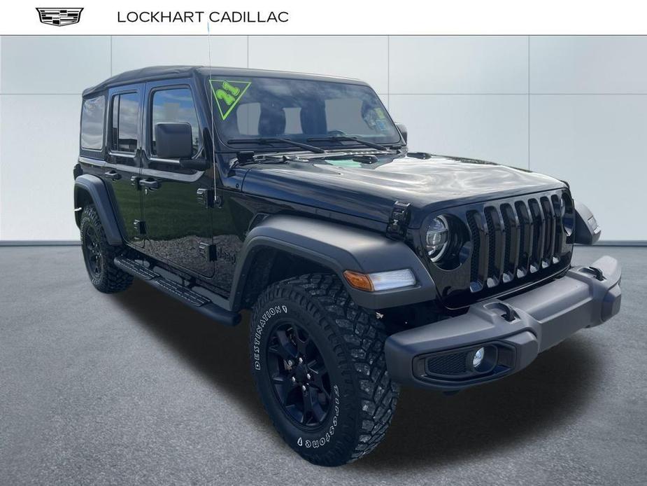 used 2021 Jeep Wrangler Unlimited car, priced at $34,500