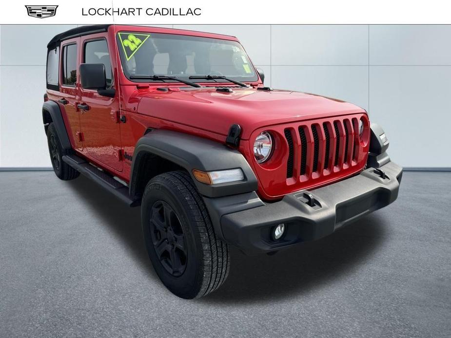 used 2022 Jeep Wrangler Unlimited car, priced at $33,200