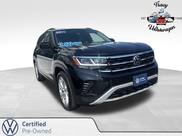 used 2021 Volkswagen Atlas car, priced at $27,992