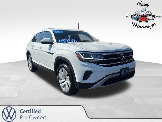 used 2022 Volkswagen Atlas Cross Sport car, priced at $30,952