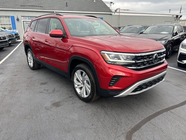 used 2021 Volkswagen Atlas car, priced at $31,987