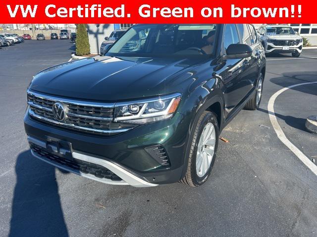 used 2021 Volkswagen Atlas car, priced at $34,922