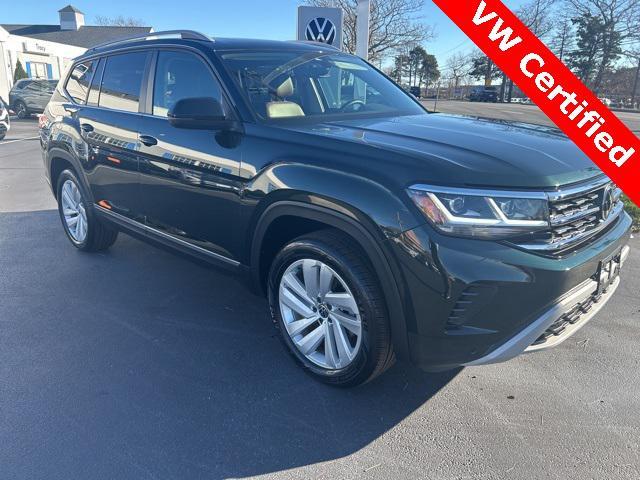 used 2021 Volkswagen Atlas car, priced at $33,972