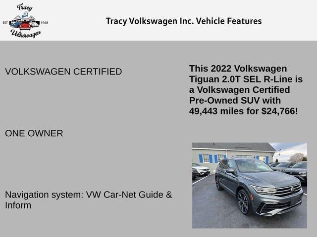 used 2022 Volkswagen Tiguan car, priced at $24,766