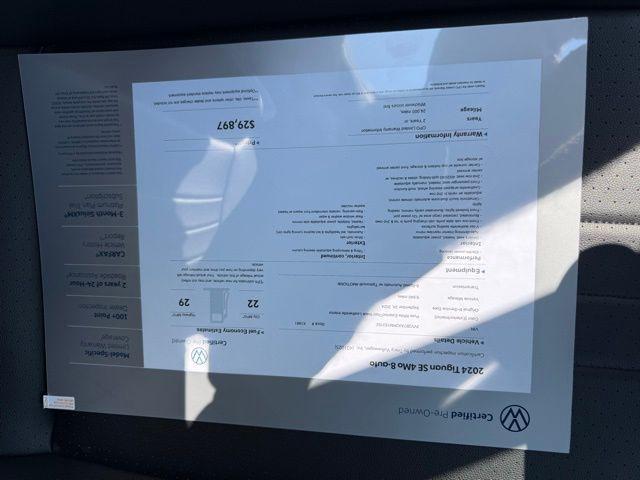 used 2024 Volkswagen Tiguan car, priced at $29,701