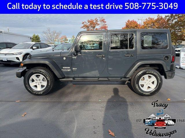 used 2018 Jeep Wrangler JK Unlimited car, priced at $19,875