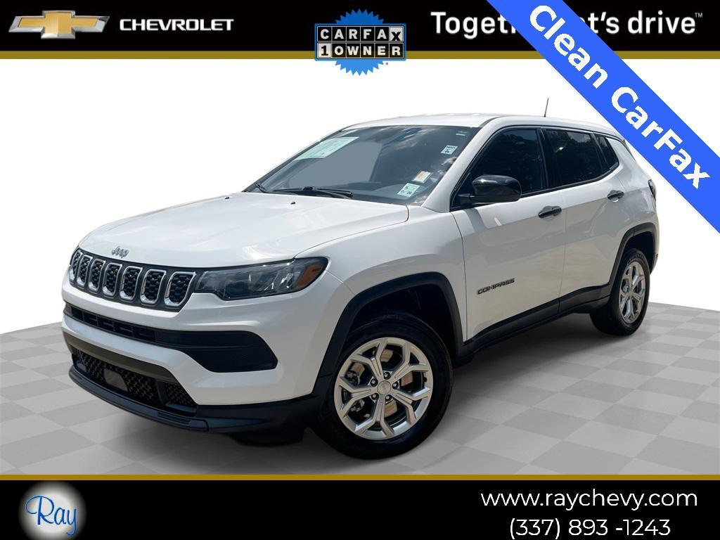 used 2024 Jeep Compass car, priced at $22,973