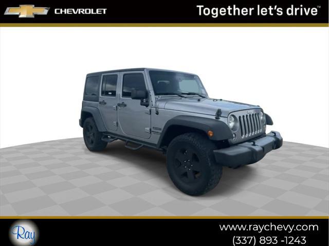 used 2017 Jeep Wrangler Unlimited car, priced at $24,470